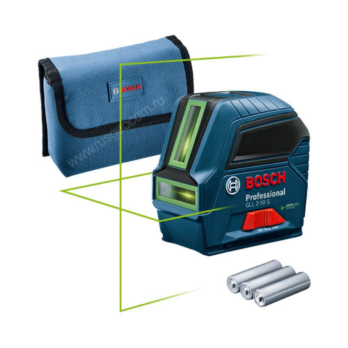 Лазерный уровень Bosch GLL 2-10 G Professional с калибровкой