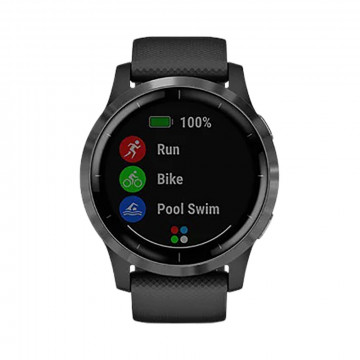 Часы Garmin Venu черные с серым безелем