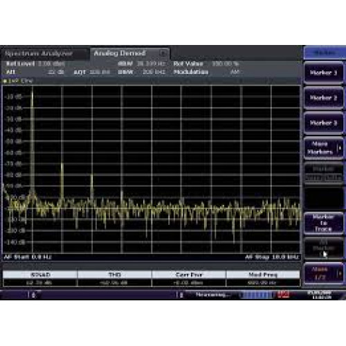 Анализ аналоговой модуляции АМ/ЧМ/ФМ RohdeSchwarz FPS-K7 для анализаторов спектра и сигналов