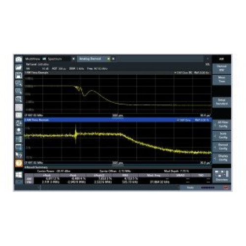 Анализ аналоговой модуляции АМ/ЧМ/ФМ RohdeSchwarz FSV-K7 для анализаторов спектра и сигналов
