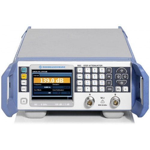 Аттенюатор Rohde Schwarz RSC от 0 до 139 дБ от 0 до 6 ГГц N гнездо на передней панели