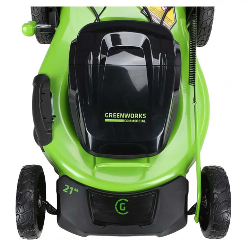 Аккумуляторная газонокосилка самоходная Greenworks GC82LM51SP2 бесщеточная 82V с АКБ 2.5 Ач + ЗУ 4А