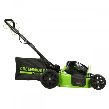 Аккумуляторная газонокосилка самоходная Greenworks GC82LM51SP2 бесщеточная 82V с АКБ 2.5 Ач + ЗУ 4А