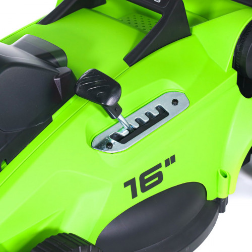 Аккумуляторная газонокосилка Greenworks GD40LM16X бесщеточная 40V с АКБ 4 Ач без ЗУ