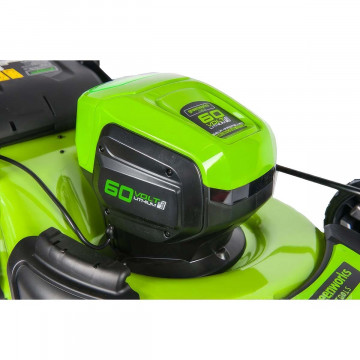 Аккумуляторная газонокосилка самоходная Greenworks GD60LM46SP бесщеточная 60V с АКБ 2 Ач без ЗУ