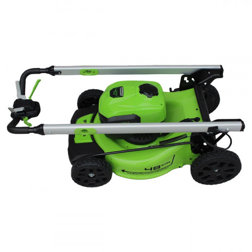 Аккумуляторная газонокосилка самоходная Greenworks GD40LM48SPK4 бесщеточная 40V с АКБ 4 Ач + ЗУ 2А