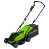 Аккумуляторная газонокосилка Greenworks GD24LM33K2 бесщеточная 24V с АКБ 2 Ач + ЗУ 2А