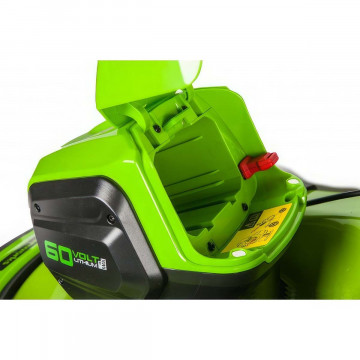 Аккумуляторная газонокосилка самоходная Greenworks GD60LM46SP бесщеточная 60V с АКБ 2 Ач + ЗУ 10А двойное