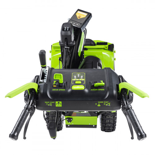Снегоуборщик аккумуляторный самоходный Greenworks GD82ST56 бесщеточный 82V с 3хАКБ 8 Ач без ЗУ