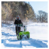 Снегоуборщик аккумуляторный самоходный Greenworks GD82ST56 бесщеточный 82V с 3хАКБ 8 Ач без ЗУ