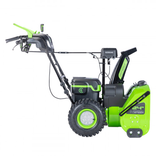 Снегоуборщик аккумуляторный самоходный Greenworks GD82ST56 бесщеточный 82V с 3хАКБ 8 Ач + ЗУ
