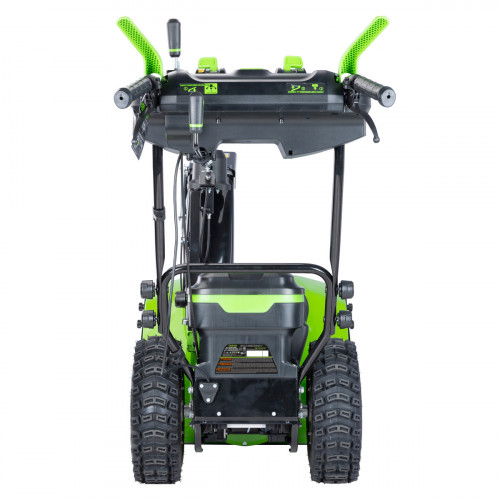 Снегоуборщик аккумуляторный самоходный Greenworks GD82ST56 бесщеточный 82V с 3хАКБ 8 Ач без ЗУ