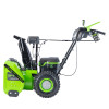 Снегоуборщик аккумуляторный самоходный Greenworks GD82ST56 бесщеточный 82V с 3хАКБ 8 Ач без ЗУ