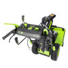Снегоуборщик аккумуляторный самоходный Greenworks GD82ST56 бесщеточный 82V с 3хАКБ 5 Ач + ЗУ 24А