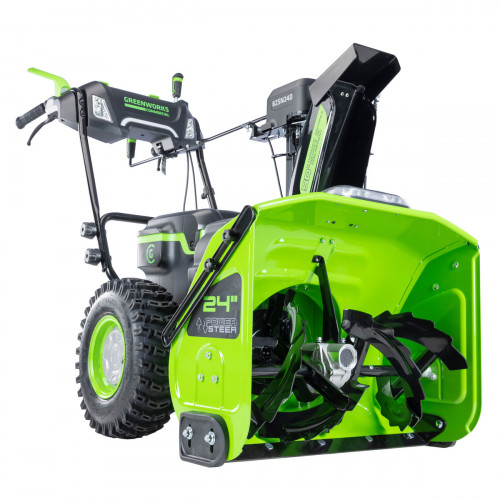 Снегоуборщик аккумуляторный самоходный Greenworks GD82ST56 бесщеточный 82V с 3хАКБ 8 Ач без ЗУ