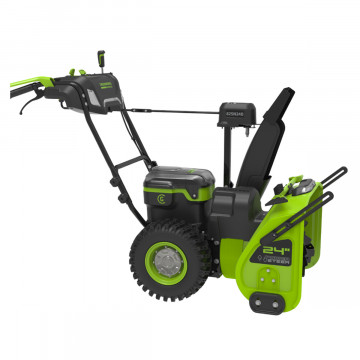 Снегоуборщик аккумуляторный самоходный Greenworks GD82ST56 бесщеточный 82V с 3хАКБ 5 Ач без ЗУ