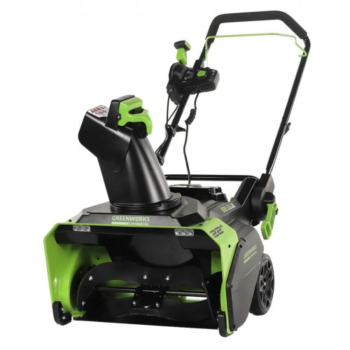 Снегоуборщик аккумуляторный Greenworks GD82ST бесщеточный 82V с АКБ 5 Ач без ЗУ
