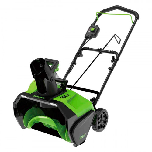 Снегоуборщик аккумуляторный ручной Greenworks GD60PST бесщеточный 60V с АКБ 5 Ач без ЗУ