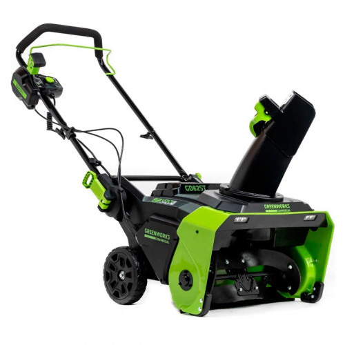 Снегоуборщик аккумуляторный Greenworks GD82ST бесщеточный 82V с АКБ 8 Ач + ЗУ 8А двойное