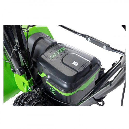 Снегоуборщик аккумуляторный самоходный Greenworks GD82ST56 бесщеточный 82V с 3хАКБ 8 Ач без ЗУ