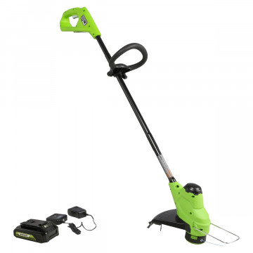 Аккумуляторный триммер Greenworks G24LT25 24V c АКБ 2 Ач + ЗУ