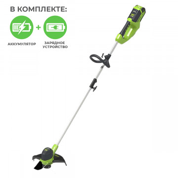 Аккумуляторный триммер Greenworks G40LT30 40V с АКБ 8 Ач + ЗУ 2А