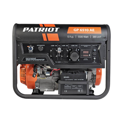 Бензиновый генератор Patriot GP 6510AE