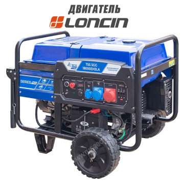 Бензиновый генератор TSS SGG 18000EH3LA 60L (190069) с шумозащитным кожухом 1700SS летний комплект (супер тихий)