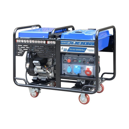 Бензиновый генератор TSS SGG 12000EH3LA + шумозащитный кожух МК-2.1 (со сборкой с установкой ДГУ ТСС)