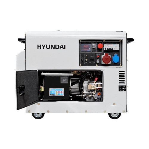 Дизельный генератор Hyundai DHY 8000SE-3