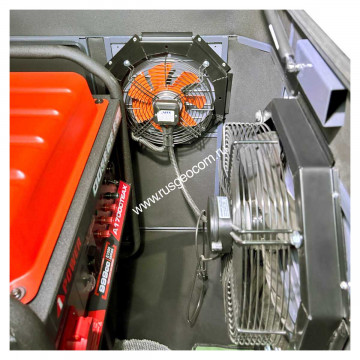 Бензиновый генератор FUBAG BS 11000 A ES в тихом зимнем кожухе 1600 RAL 7024