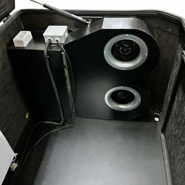 Бензиновый генератор FUBAG BS 3300 A ES в супертихом зимнем кожухе 1400SS RAL 7035