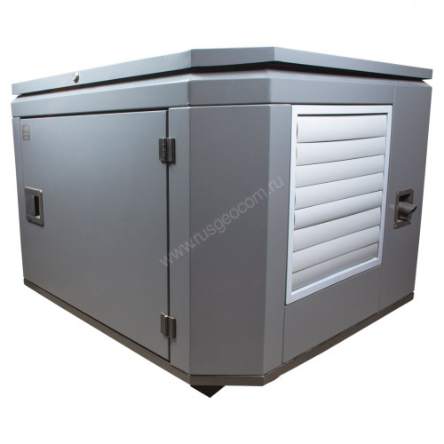 Бензиновый генератор FUBAG BS 7500 A ES в тихом зимнем кожухе 1200 RAL 7024