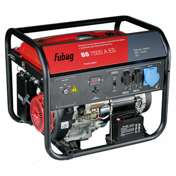 Бензиновый генератор FUBAG BS 7500 A ES в супертихом зимнем кожухе 1400SS RAL 8019