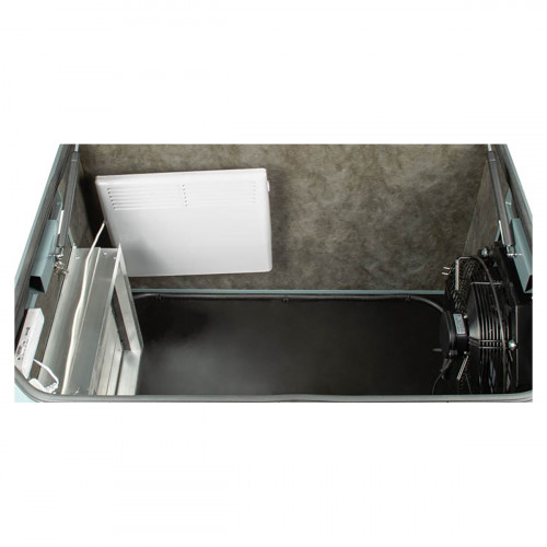 Бензиновый генератор FUBAG BS 8000 A ES в тихом зимнем кожухе 1200 RAL 8019
