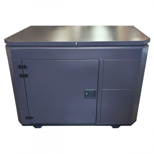 Бензиновый генератор FUBAG BS 11000 A ES в тихом зимнем кожухе 1600 RAL 8019