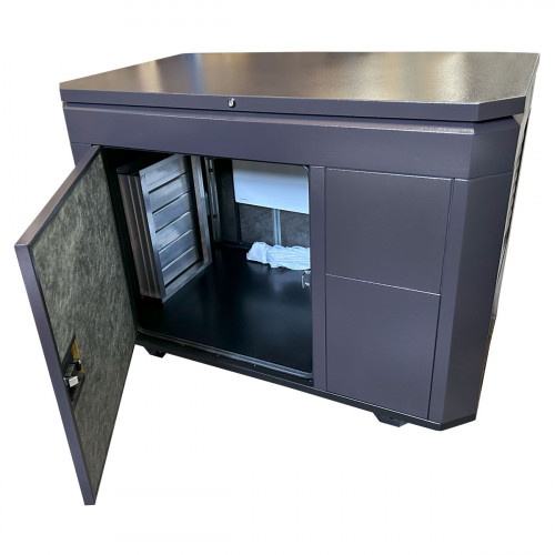 Бензиновый генератор FUBAG BS 11000 A ES в тихом зимнем кожухе 1600 RAL 8019