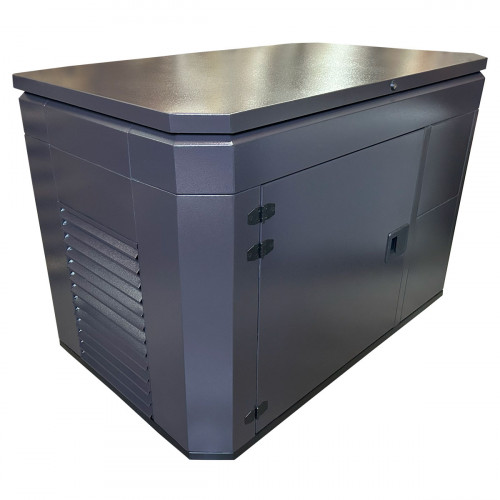 Бензиновый генератор FUBAG BS 11000 A ES в тихом зимнем кожухе 1600 RAL 8019