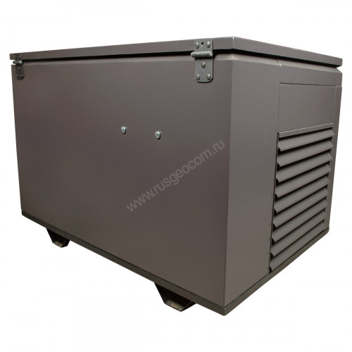 Бензиновый генератор FUBAG BS 6600 A ES в тихом зимнем кожухе 1200 RAL 8019