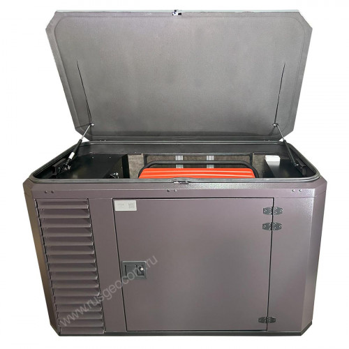 Бензиновый генератор FUBAG BS 11000 A ES в супертихом зимнем кожухе 1700SS RAL 8019