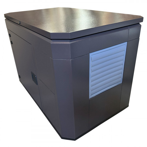 Бензиновый генератор FUBAG BS 11000 A ES в тихом зимнем кожухе 1600 RAL 8019