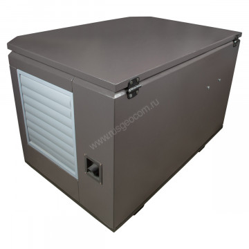 Бензиновый генератор FUBAG BS 7500 A ES DUPLEX в тихом зимнем кожухе 1200 RAL 8019